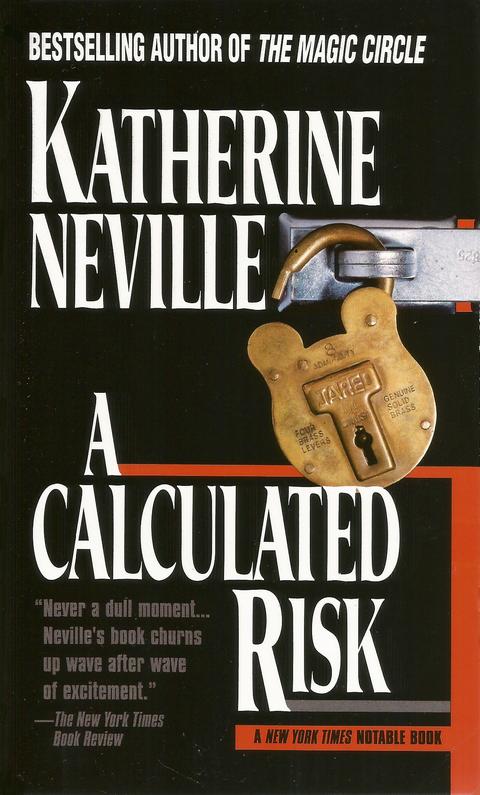 A Calculated Risk – originalt bogomslag, Katherine Neville