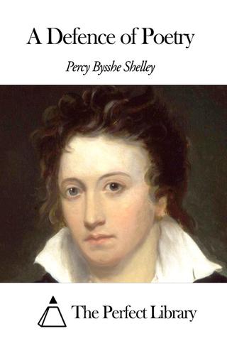 Omslaget til A Defence of Poetry af Percy Bysshe Shelley (engelsk udgave)