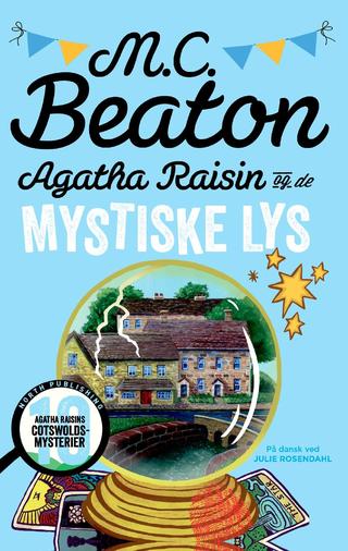 Omslaget til Agatha Raisin og de mystiske lys af M.C. Beaton