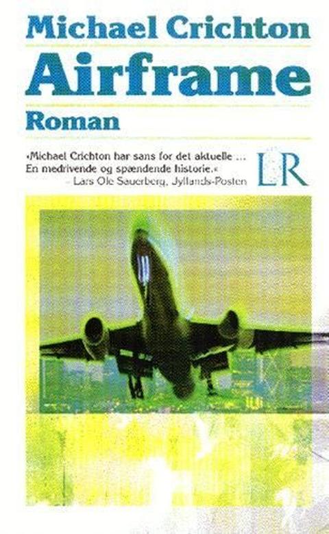 Airframe – originalt bogomslag, Michael Crichton