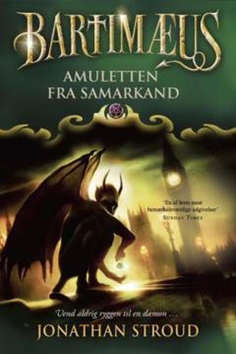 Amuletten fra Samarkand – originalt bogomslag, Jonathan Stroud