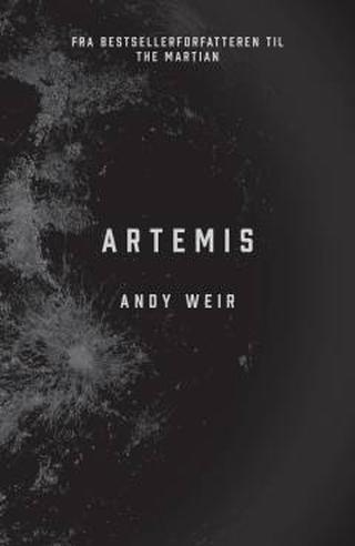 Omslaget til Artemis af Andy Weir
