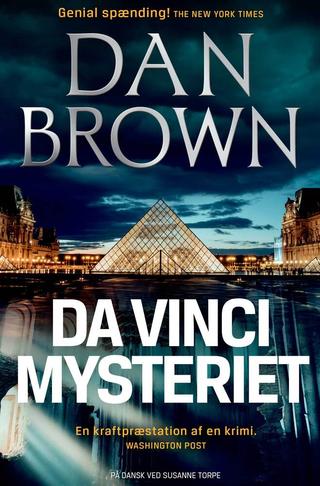 Omslaget til Da Vinci Mysteriet af Dan Brown