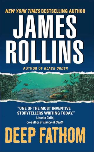 Omslaget til Deep Fathom af James Rollins (engelsk udgave)