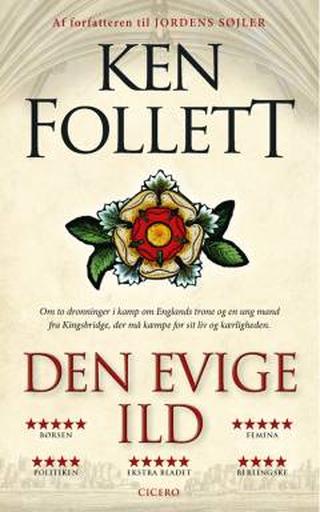 Omslaget til Den evige ild af Ken Follett