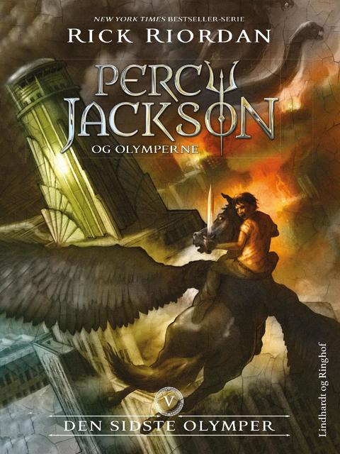 Den sidste olymper – originalt bogomslag, Rick Riordan