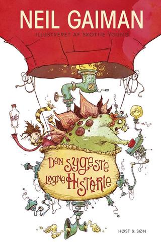 Omslaget til Den sygeste løgnehistorie af Neil Gaiman