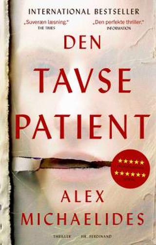 Omslaget til Den tavse patient af Alex Michaelides