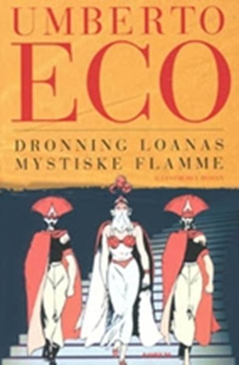 Dronning Loanas mystiske flamme – originalt bogomslag, Umberto Eco