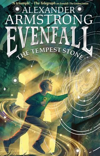 Omslaget til Evenfall: The Tempest Stone af Alexander Armstrong (engelsk udgave)