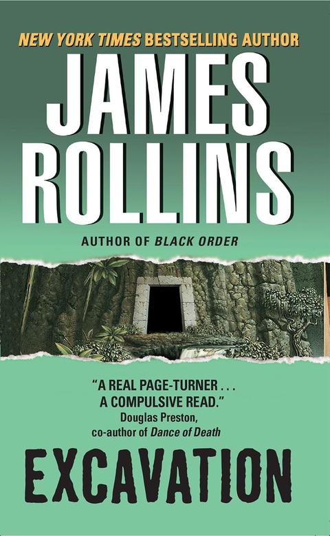 Excavation – originalt bogomslag, James Rollins