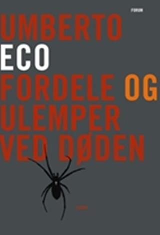 Omslaget til Fordele og ulemper ved døden af Umberto Eco