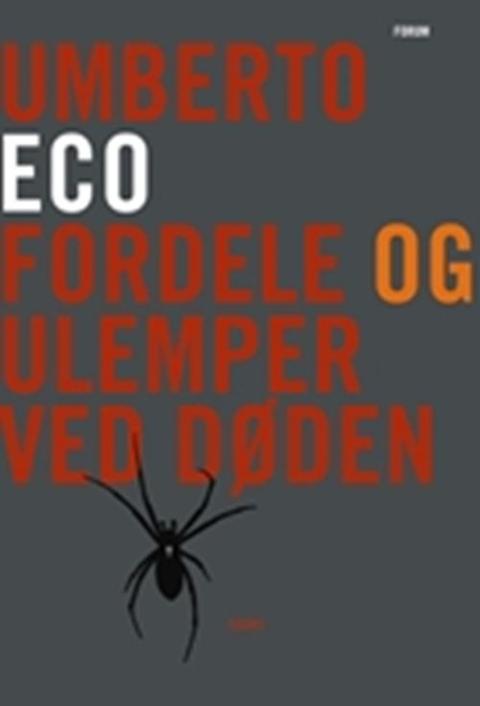 Fordele og ulemper ved døden – originalt bogomslag, Umberto Eco