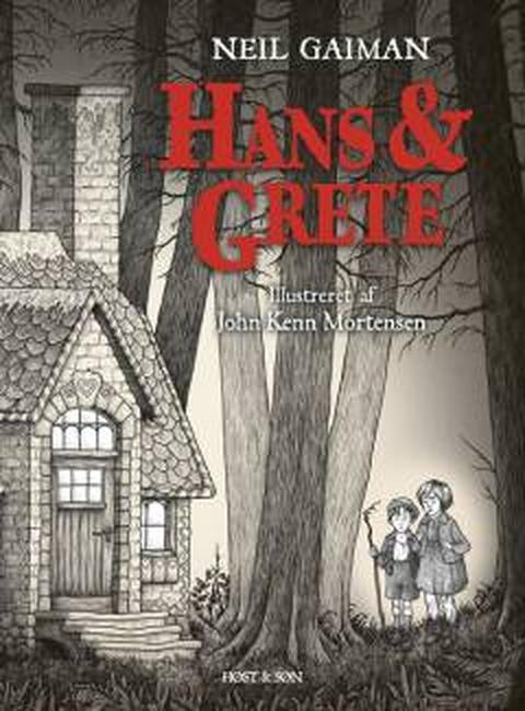 Hans & Grete – originalt bogomslag, Neil Gaiman