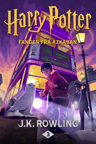 Omslaget til Harry Potter og fangen fra Azkaban af J.K. Rowling