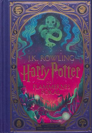 Omslaget til Harry Potter og Flammernes Pokal af J.K. Rowling