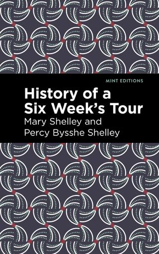 Omslaget til History of a Six Weeks’ Tour af Mary Shelley & Percy Bysshe Shelley (engelsk udgave)