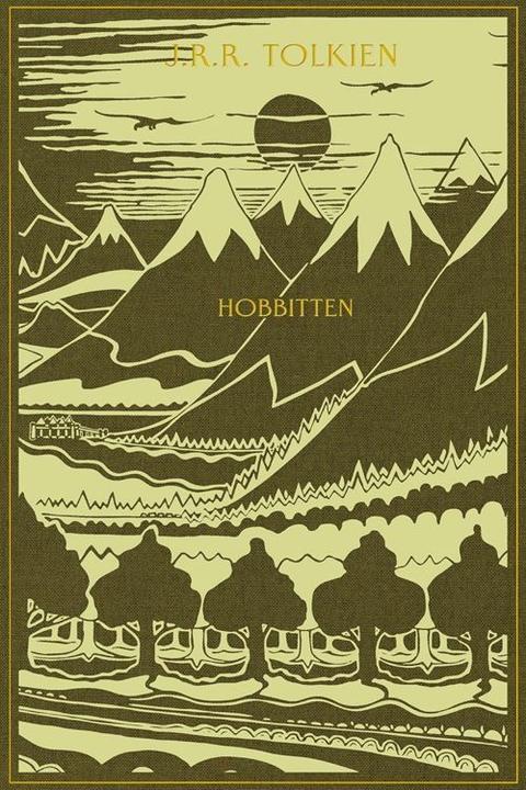 Hobbitten – originalt bogomslag, J.R.R. Tolkien