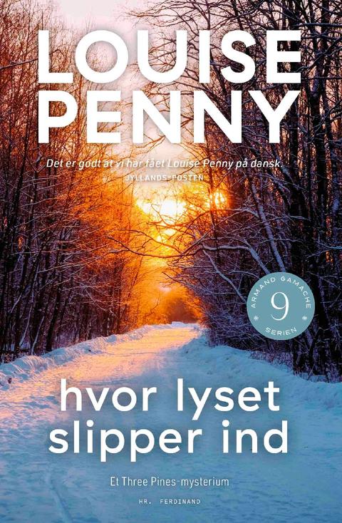 Hvor lyset slipper ind – bogomslag, Louise Penny