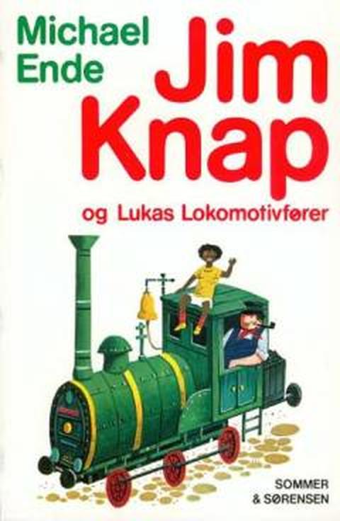 Jim Knap og Lukas Lokomotivfører – originalt bogomslag, Michael Ende