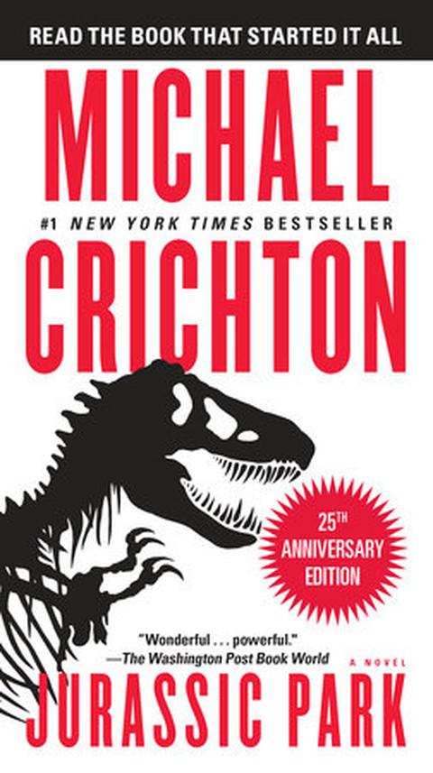 Jurassic Park – originalt bogomslag, Michael Crichton