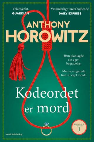 Omslaget til Kodeordet er mord af Anthony Horowitz