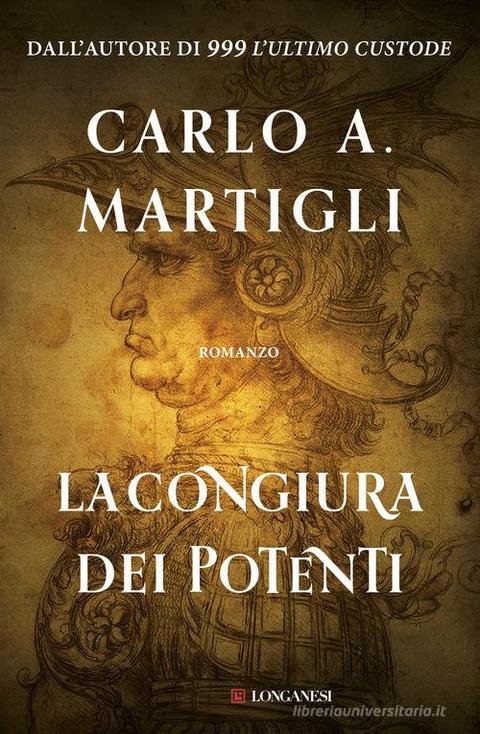 La congiura dei potenti – originalt bogomslag, Carlo A. Martigli