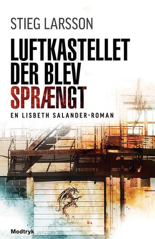 Omslaget til Luftkastellet der blev sprængt af Stieg Larsson