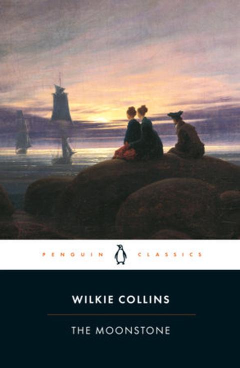 Månestenen – originalt bogomslag, Wilkie Collins