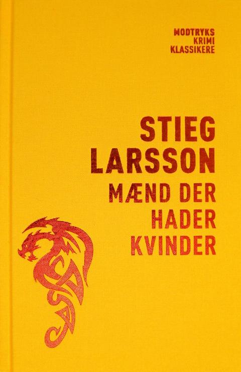 Mænd der hader kvinder – originalt bogomslag, Stieg Larsson