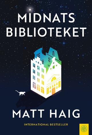 Omslaget til Midnatsbiblioteket af Matt Haig