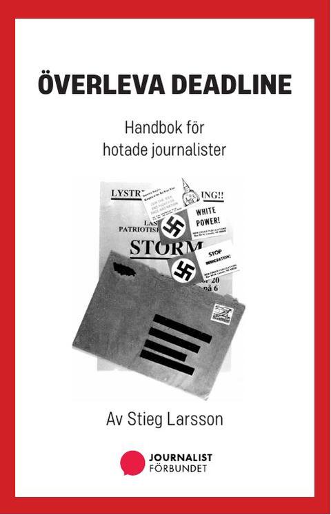 Överleva deadline – originalt bogomslag, Stieg Larsson