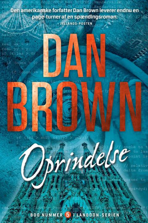 Oprindelse – originalt bogomslag, Dan Brown
