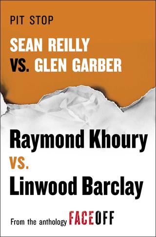 Omslaget til Pit Stop af Raymond Khoury & Linwood Barclay (engelsk udgave)