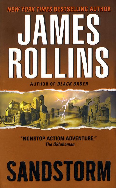 Sandstorm – originalt bogomslag, James Rollins
