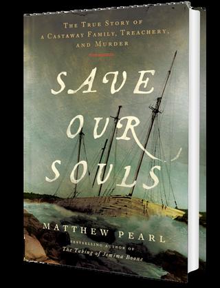 Omslaget til Save Our Souls af Matthew Pearl (engelsk udgave)
