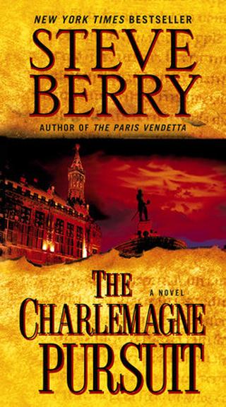 Omslaget til The Charlemagne Pursuit af Steve Berry (engelsk udgave)