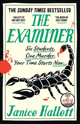 Omslaget til The Examiner af Janice Hallett (engelsk udgave)