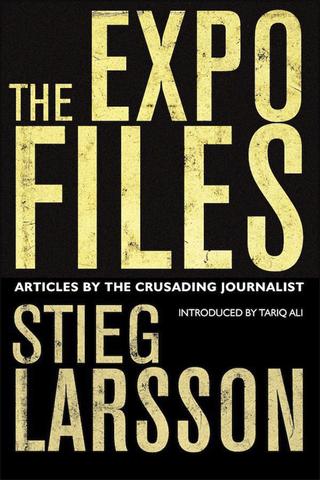 Omslaget til The Expo Files af Stieg Larsson (engelsk udgave)