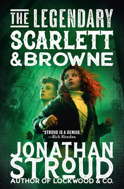 The Legendary Scarlett and Browne – originalt bogomslag, Jonathan Stroud