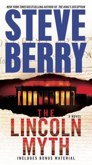 Omslaget til The Lincoln Myth af Steve Berry (engelsk udgave)