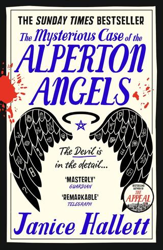 Omslaget til The Mysterious Case of the Alperton Angels af Janice Hallett (engelsk udgave)