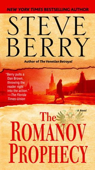 Omslaget til The Romanov Prophecy af Steve Berry (engelsk udgave)