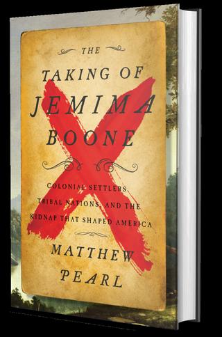 Omslaget til The Taking of Jemima Boone af Matthew Pearl (engelsk udgave)
