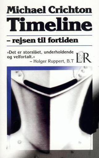 Omslaget til Timeline af Michael Crichton