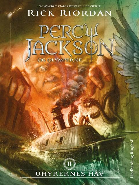 Uhyrernes hav – originalt bogomslag, Rick Riordan